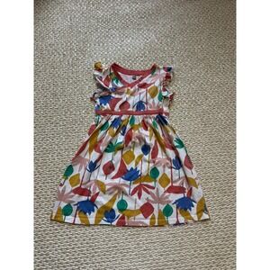 Girls Tea Collection Dress. Toddler 4 Floral Faux Wrap Tropical